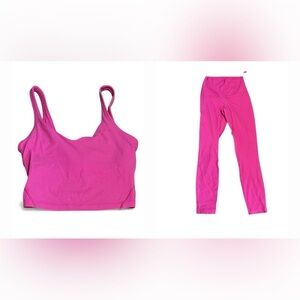 Lululemon Sports Top and Leggings